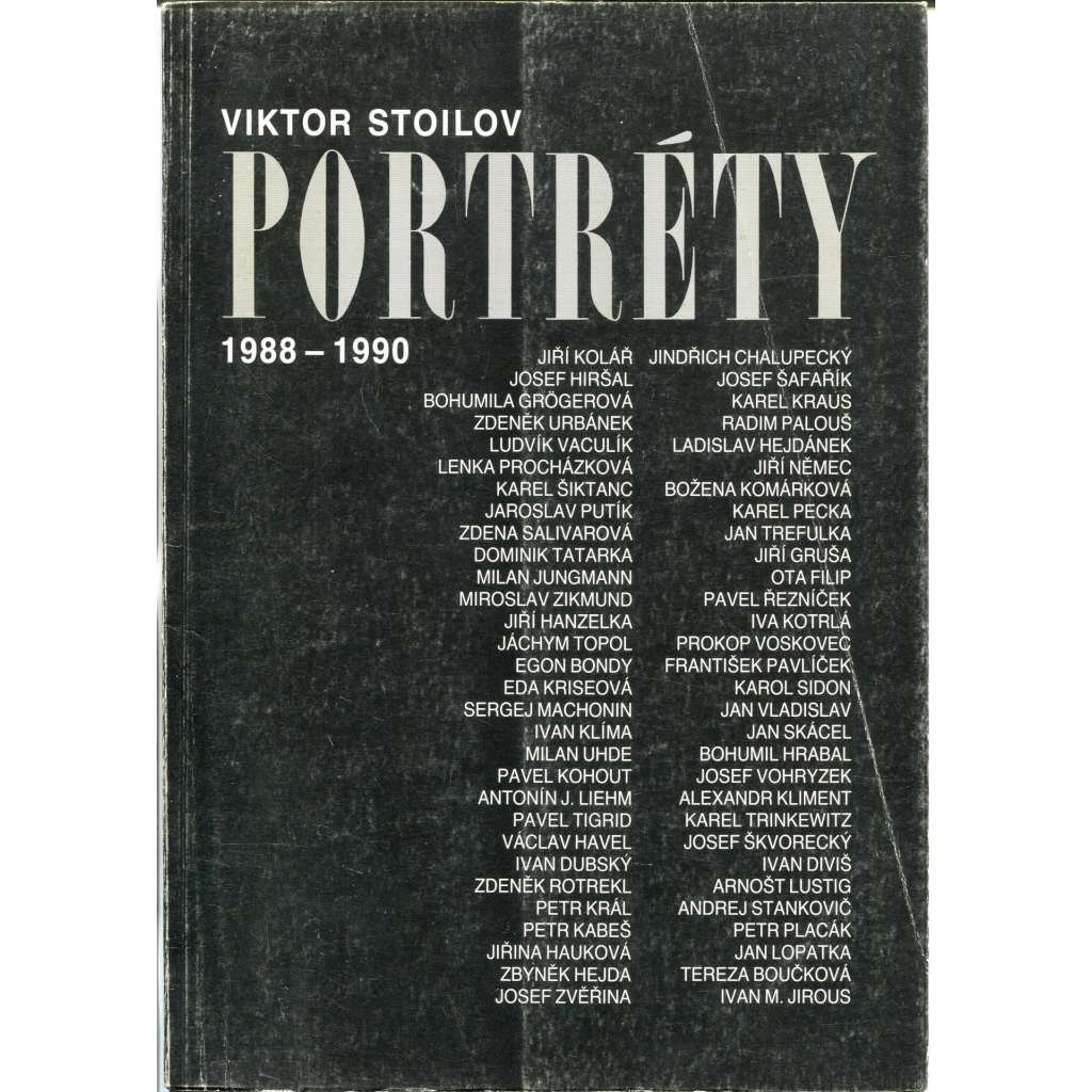 Portréty 1988-1990 (osobnosti) podpis V. Stoilov