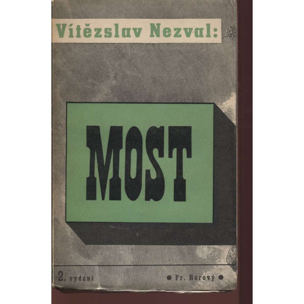 Most (obálka Karel Teige)