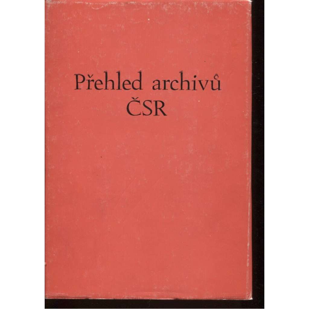 Přehled archivů ČSR
