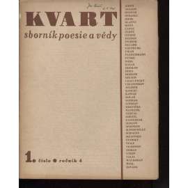Kvart. Sborník poesie a vědy, ročník 4, čísla 1.-6. (1945-1946)