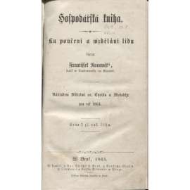 Hospodářská kniha ku poučení a vzděláná lidu (poškoz.)