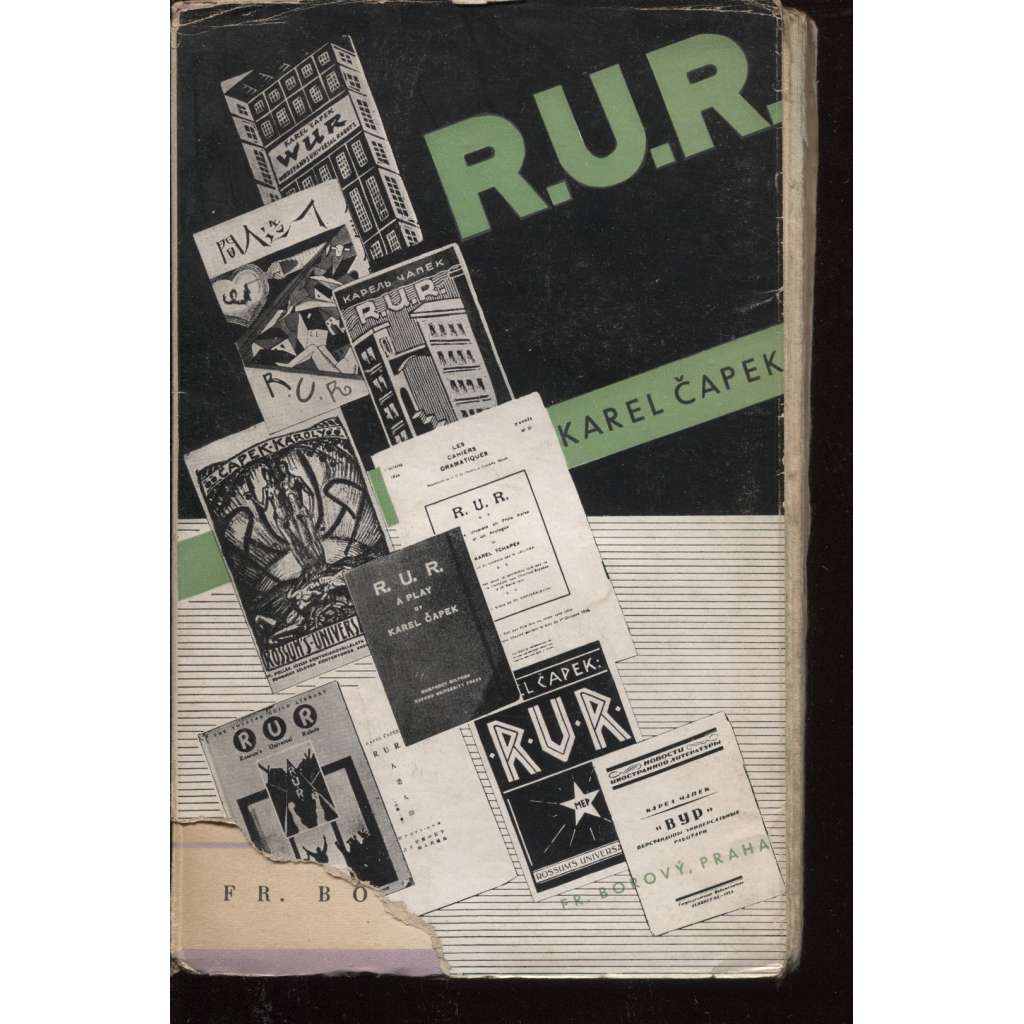 R. U. R. (Rossum´s Universal Robots, obálka František Muzika - poškozeno) 1938