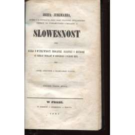 Slowesnost (Slovesnost), II. vydání (1845)