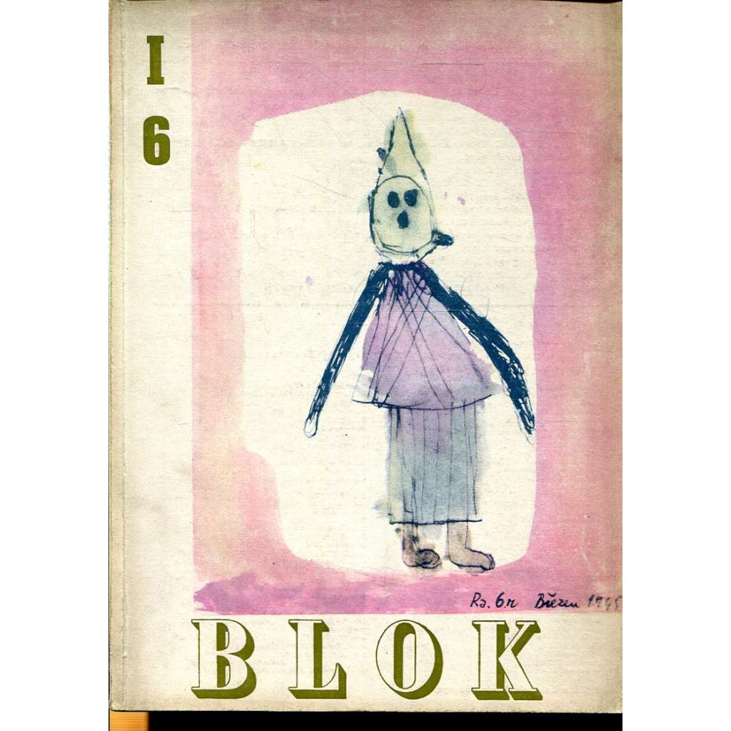 Blok – časopis pro umění, roč. I, číslo 6/1947