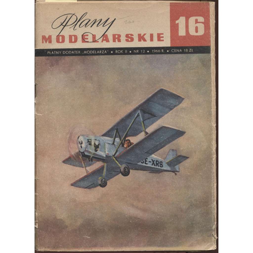 Plany modelarskie, ročník II., číslo 16/1966 (Modelářské plány)