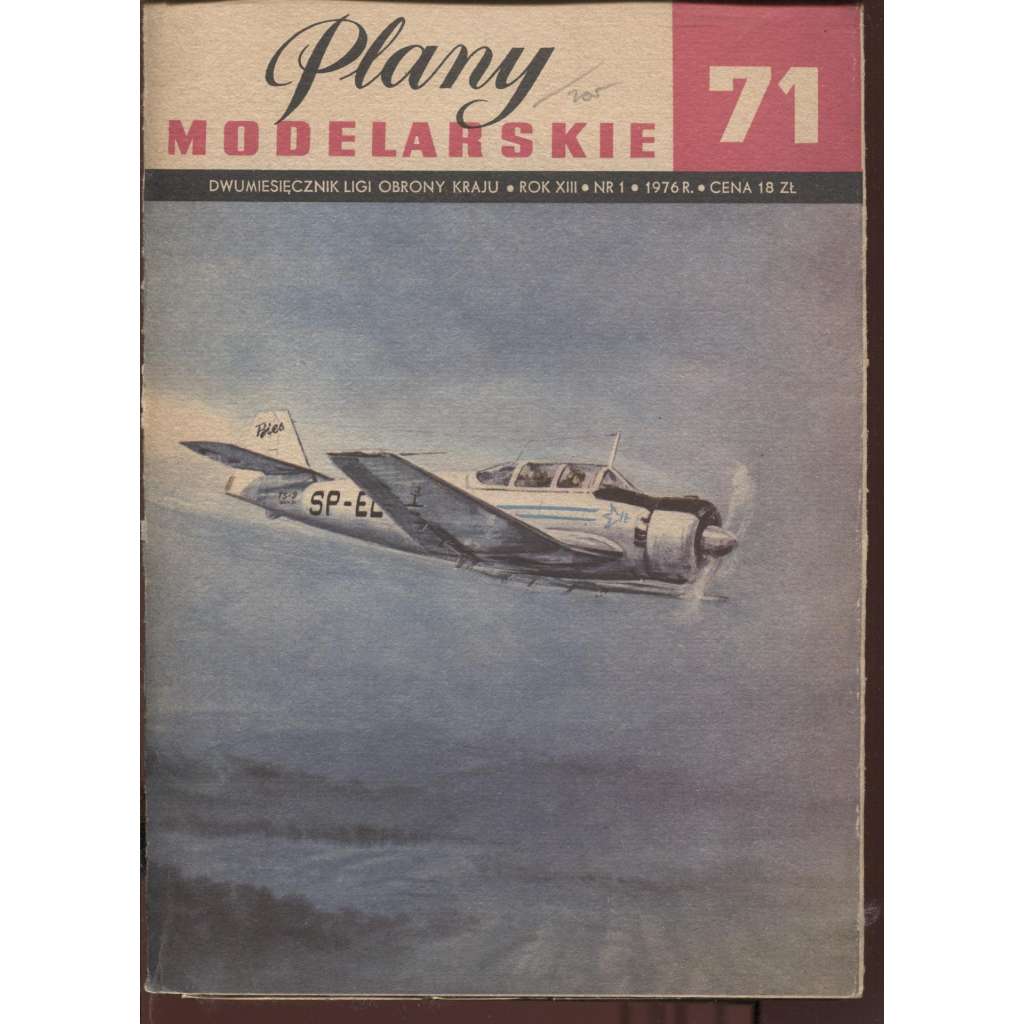 Plany modelarskie, ročník XIII., číslo 71/1976 (Modelářské plány)