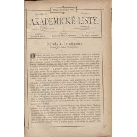 Akademické listy, ročník IV., čísla 1-18/1880-1881