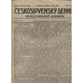 Československý denník roč. II, č. 239. Irkutsk, 1919 (LEGIE, RUSKO, LEGIONÁŘI)