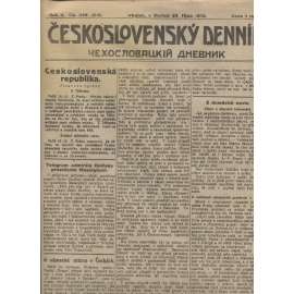 Československý denník roč. II, č. 248. Irkutsk, 1919 (LEGIE, RUSKO, LEGIONÁŘI)
