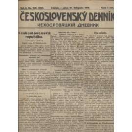 Československý denník roč. II, č. 272. Irkutsk, 1919 (LEGIE, RUSKO, LEGIONÁŘI)