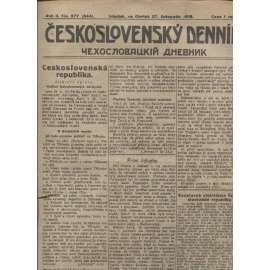 Československý denník roč. II, č. 277. Irkutsk, 1919 (LEGIE, RUSKO, LEGIONÁŘI)