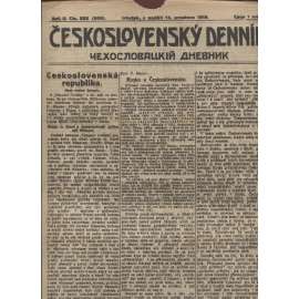 Československý denník roč. II, č. 292. Irkutsk, 1919 (LEGIE, RUSKO, LEGIONÁŘI)