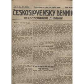 Československý denník roč. III, č. 57. Karymskaja, 1920 (LEGIE, RUSKO, LEGIONÁŘI)