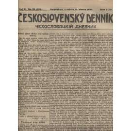 Československý denník roč. III, č. 58. Karymskaja, 1920 (LEGIE, RUSKO, LEGIONÁŘI)
