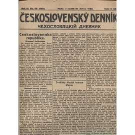 Československý denník roč. III, č. 88. Mulln, 1920 (LEGIE, RUSKO, LEGIONÁŘI)