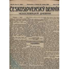 Československý denník roč. III, č. 117. Vladivostok, 1920 (LEGIE, RUSKO, LEGIONÁŘI)