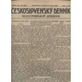 Československý denník roč. III, č. 126. Vladivostok, 1920 (LEGIE, RUSKO, LEGIONÁŘI)