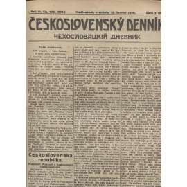 Československý denník roč. III, č. 128. Vladivostok, 1920 (LEGIE, RUSKO, LEGIONÁŘI)