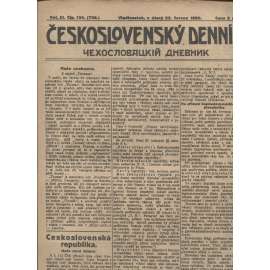 Československý denník roč. III, č. 134. Vladivostok, 1920 (LEGIE, RUSKO, LEGIONÁŘI)