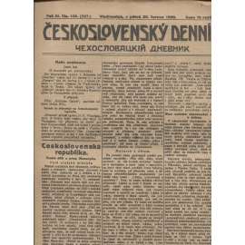 Československý denník roč. III, č. 136. Vladivostok, 1920 (LEGIE, RUSKO, LEGIONÁŘI)