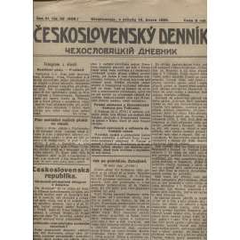 Československý denník roč. III, č. 35. Divizionnaja, 1920 (LEGIE, RUSKO, LEGIONÁŘI)