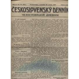 Československý denník roč. III, č. 43. Divizionnaja, 1920 (LEGIE, RUSKO, LEGIONÁŘI)