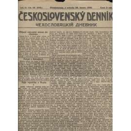 Československý denník roč. III, č. 48. Divizionnaja, 1920 (LEGIE, RUSKO, LEGIONÁŘI)