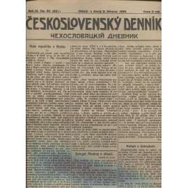 Československý denník roč. III, č. 50. Chilok, 1920 (LEGIE, RUSKO, LEGIONÁŘI)