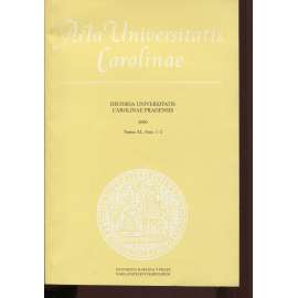 Historia Universitatis Carolinae Pragensis, 1-2/2000