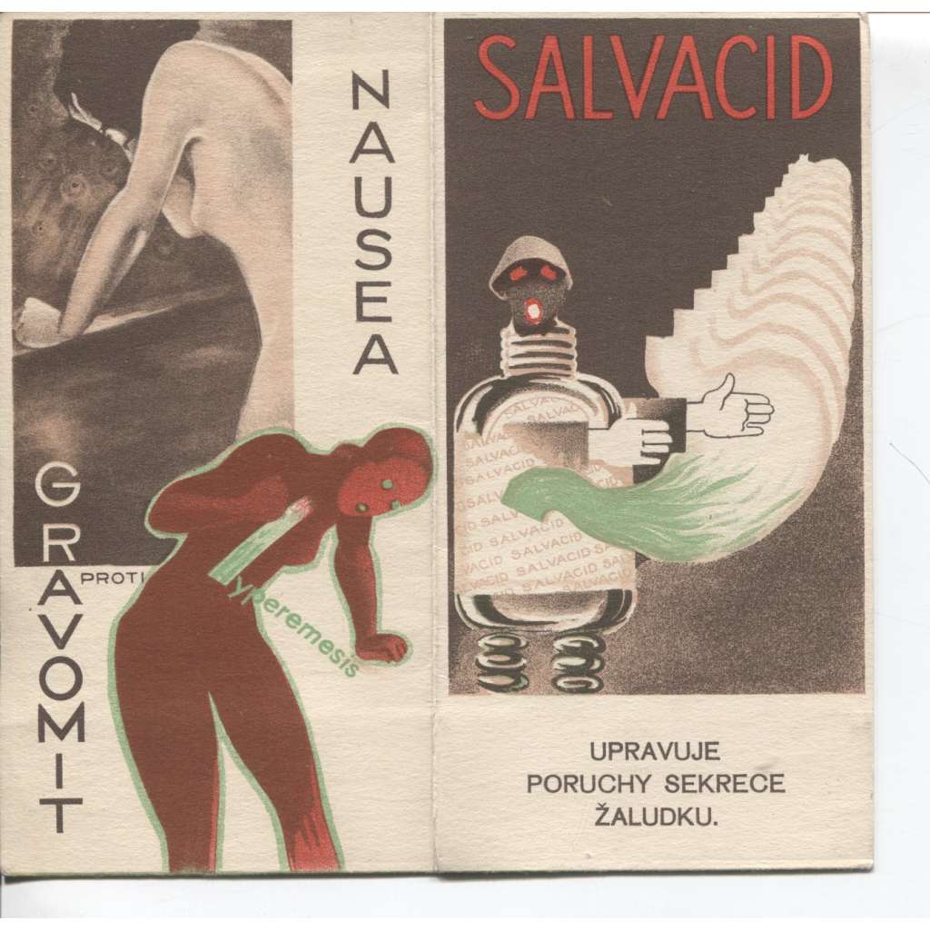 Salvacid / Nausea (reklama na léky - leták)