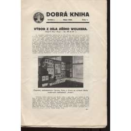 Dobrá kniha, ročník I., číslo 1.-10./1926-1927 (komplet)