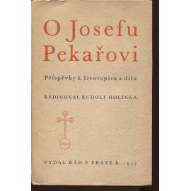O Josefu Pekařovi (Josef Pekař historik - život a dílo, sborník 1937)