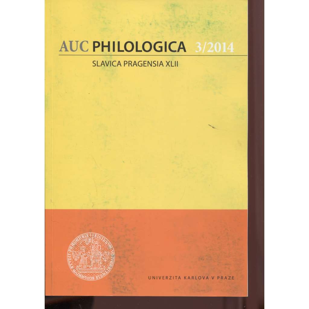 Philologica 3/2014. Slavica Pragensia XLII.