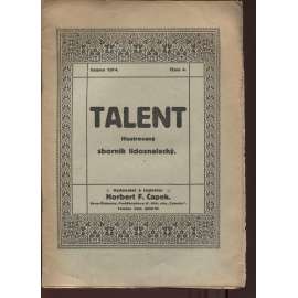 Talent, číslo 4/1914. Illustrovaný sborník lidoznalecký
