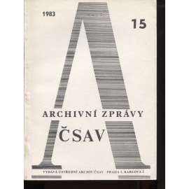 Archivní zprávy ČSAV, 15/1983