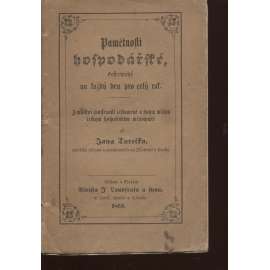 Pamětnosti hospodářské sestavené na každý den pro celý rok (1863)