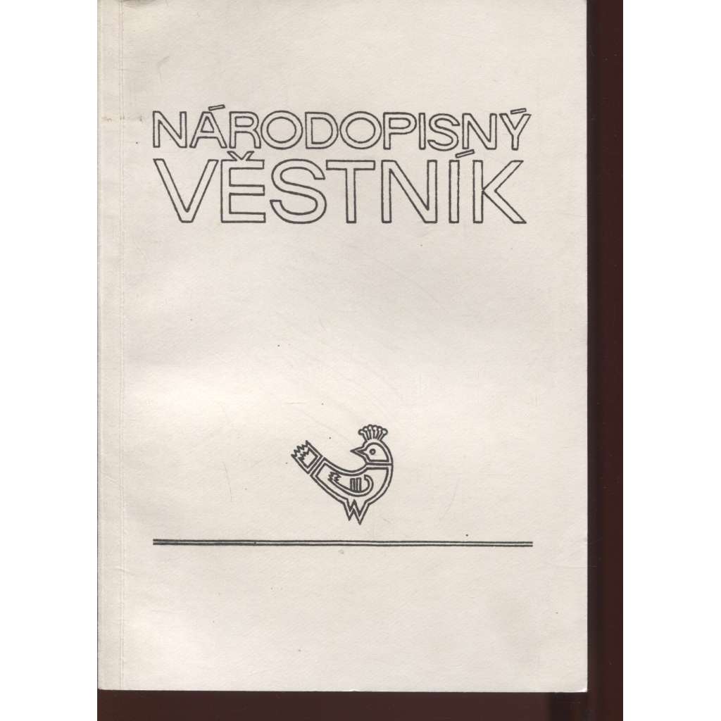 Národopisný věstník XII. (54)/1995