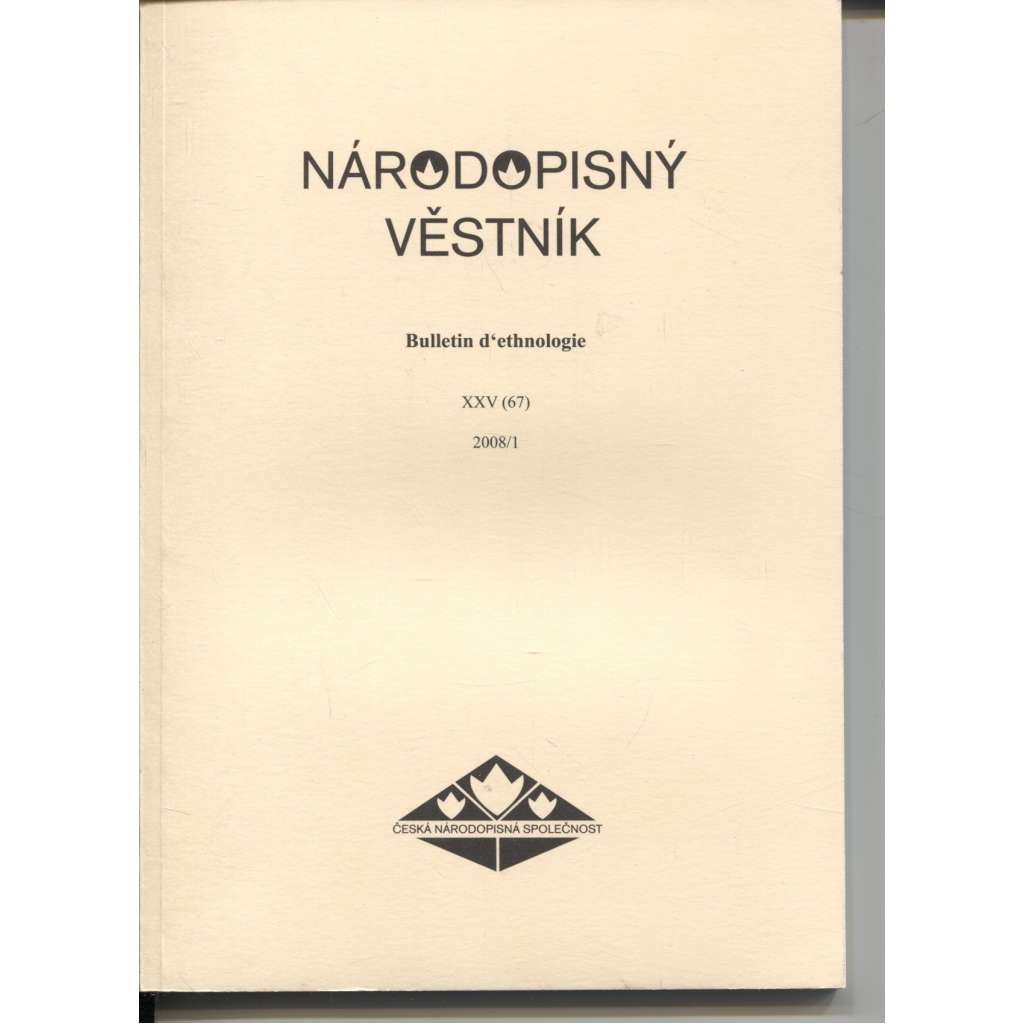 Národopisný věstník XXV.(67)/2008, číslo 1