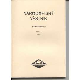 Národopisný věstník XXV.(67)/2008, číslo 1