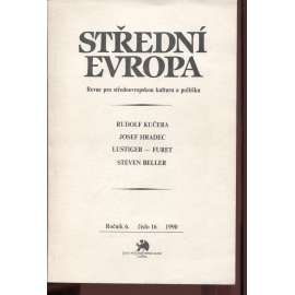 Střední Evropa. Revue pro středoevropskou kulturu a politiku. Ročník 6., číslo 16/1990