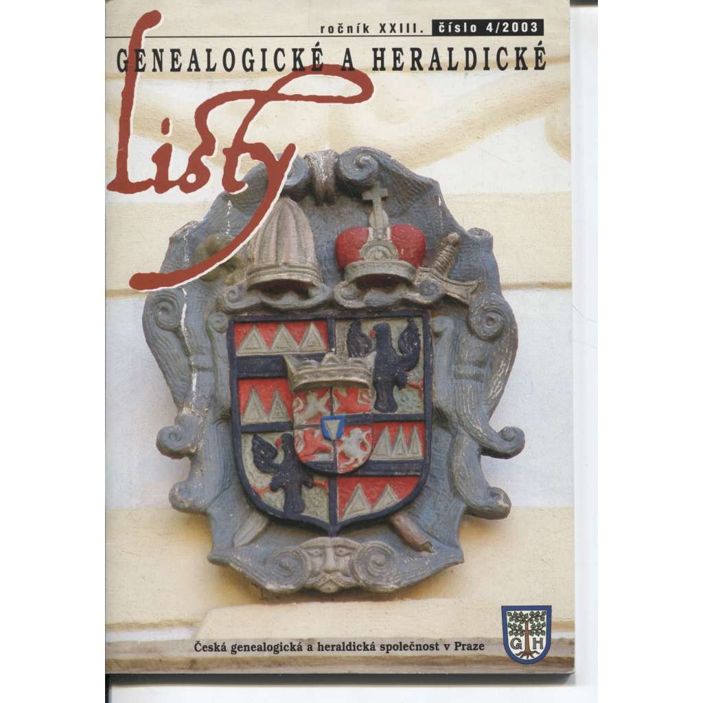 Genealogické a heraldické listy, ročník XXIII., č. 4/2003