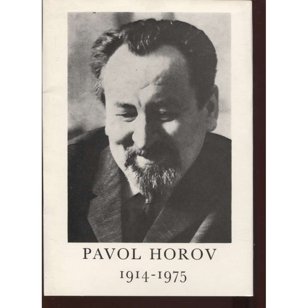 Pavol Horov (1914-1975) - text slovensky