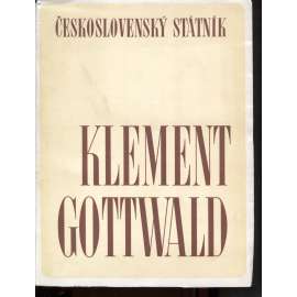 Československý státník Klement Gottwald (kniha + dopis)