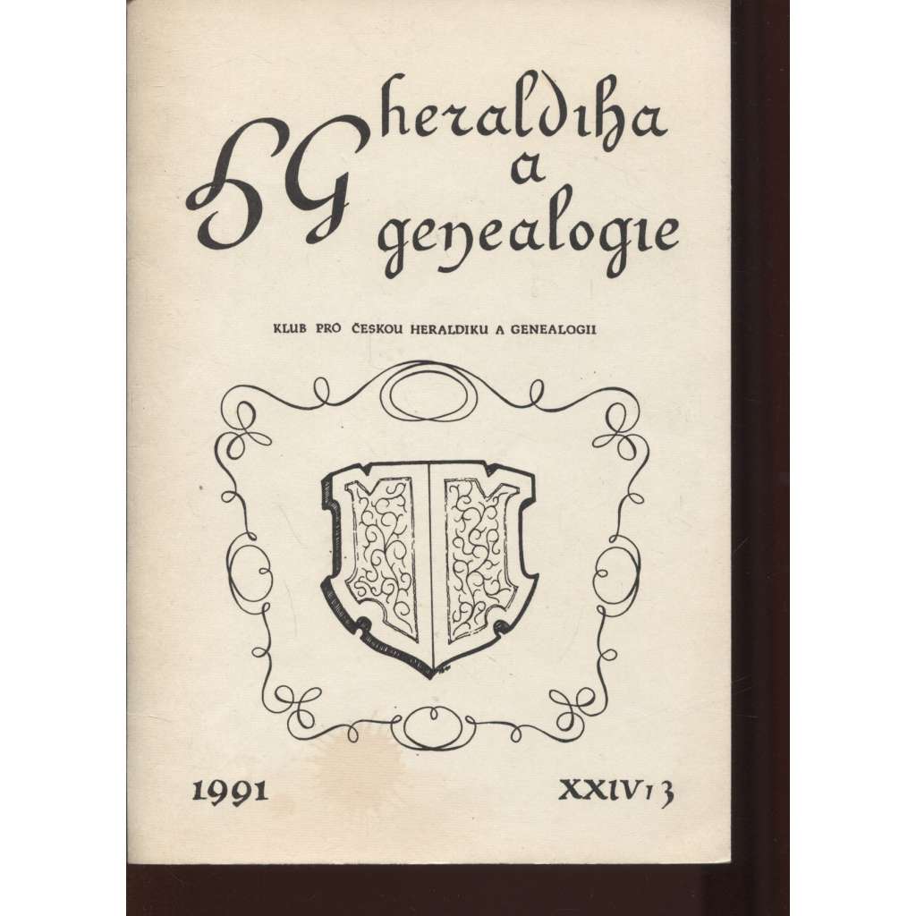 Heraldika a genealogie, roč. XXIV., č. 3/1991