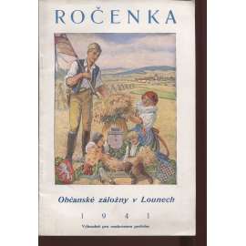 Ročenka Občanské záložny v Lounech 1941 (Louny)