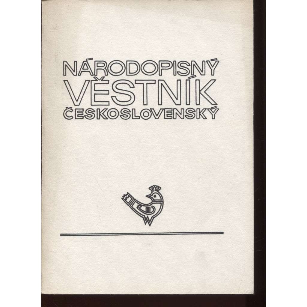 Národopisný věstník československý, roč. IV., č. 46/1987