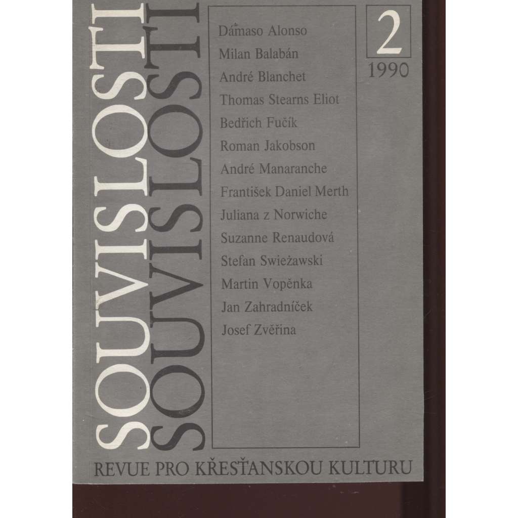 Souvislosti 2/1990. Revue pro křesťanskou kulturu