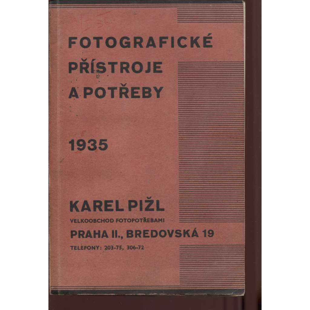 Fotografické přístroje a potřeby 1935 (katalog + ceník)