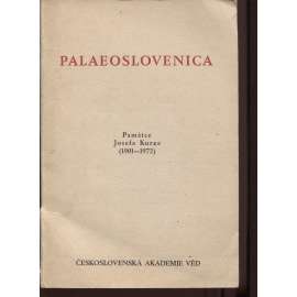 Palaeoslovenica. Památce Josefa Kurze (1901-1972) - sborník oddělení srovnávací slovanské jazykovědy - Slovanské jazyky - staroslověnština