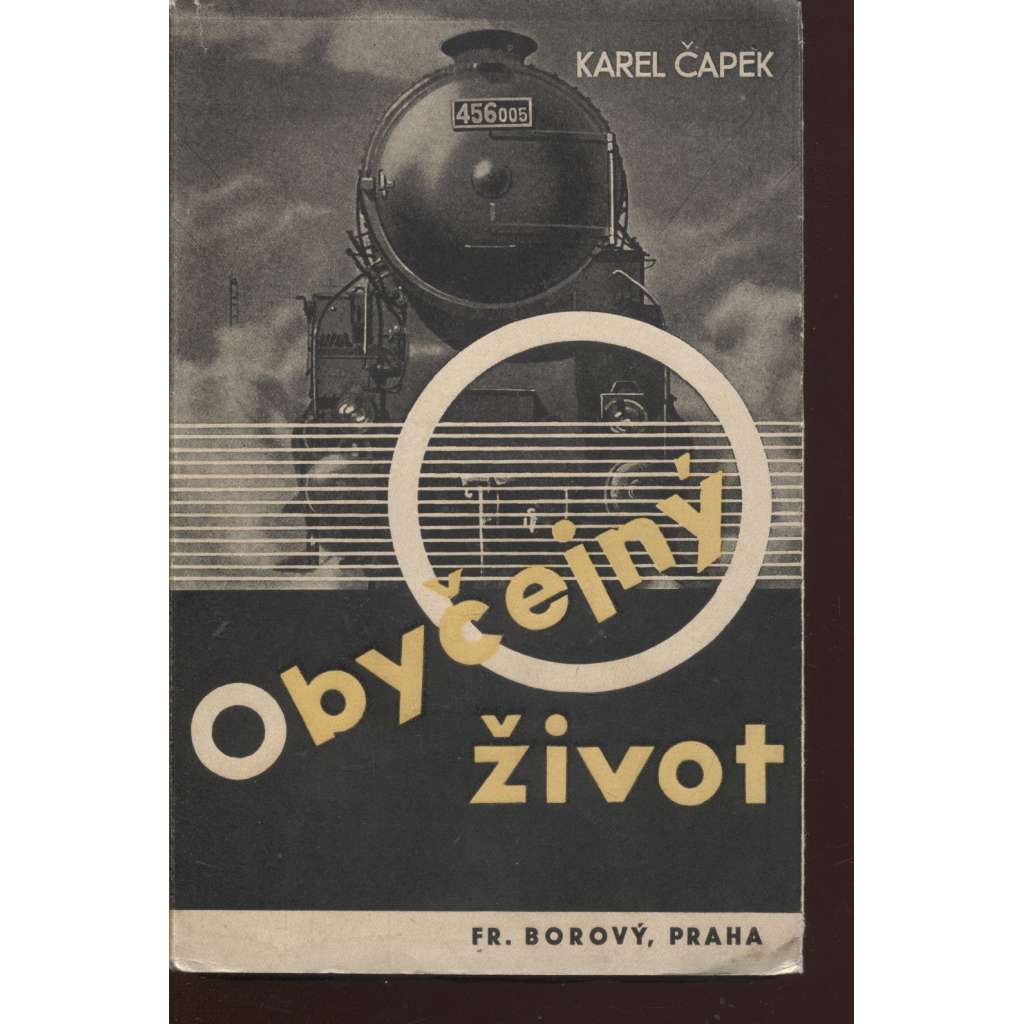 Obyčejný život - Karel Čapek (avantgardní obálka)